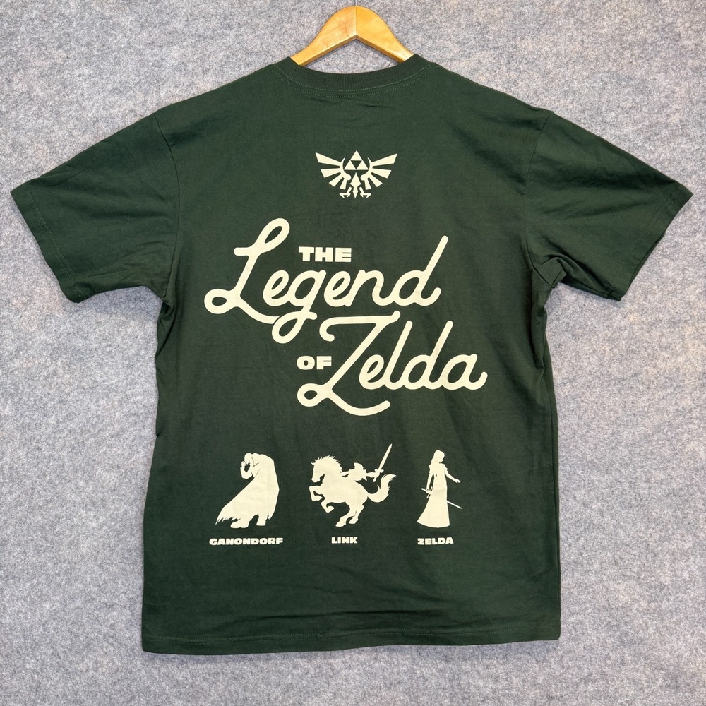 Legend of Zelda Kingdom of Hyrule Shirt Tee Men Large Link Graphic Triforce Rare - Picture 7 of 12